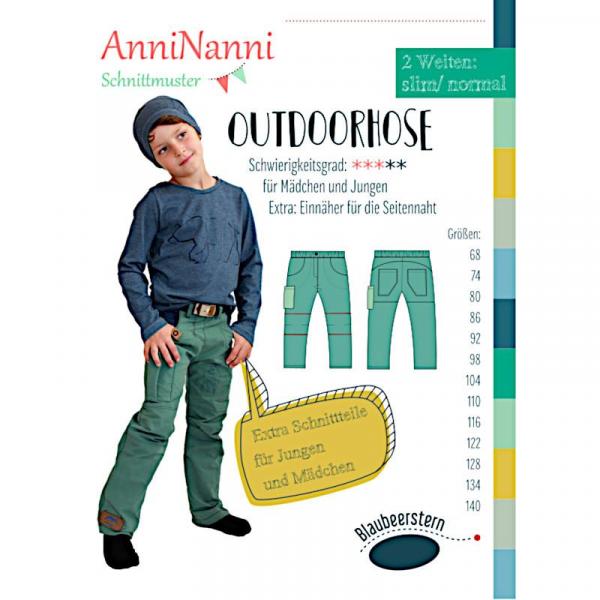 Schnittmuster Outdoorhose für Kinder by Blauberstern/Anni Nanni